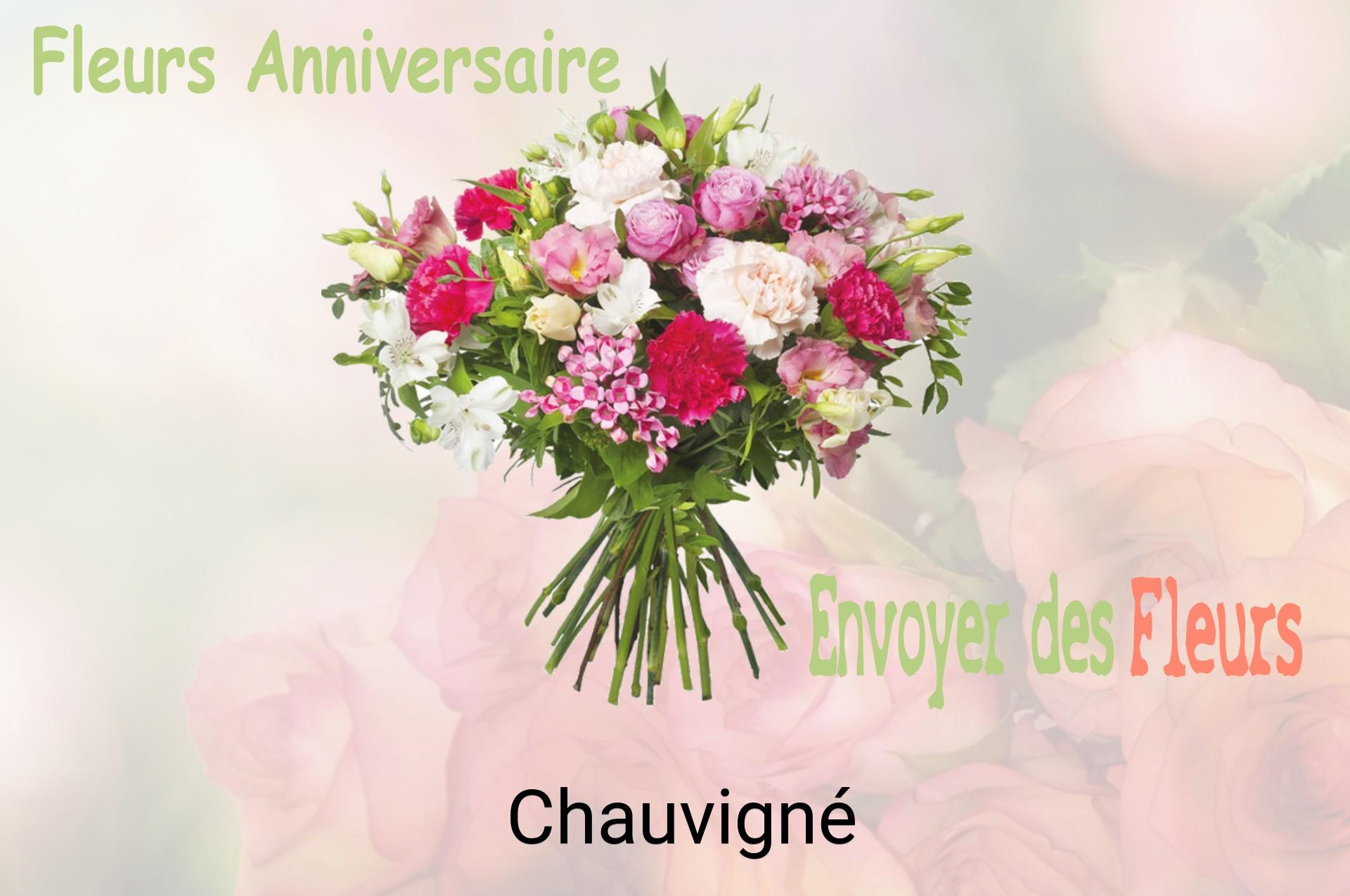 Bouquet de fleurs d’anniversaire livré à Chauvigné