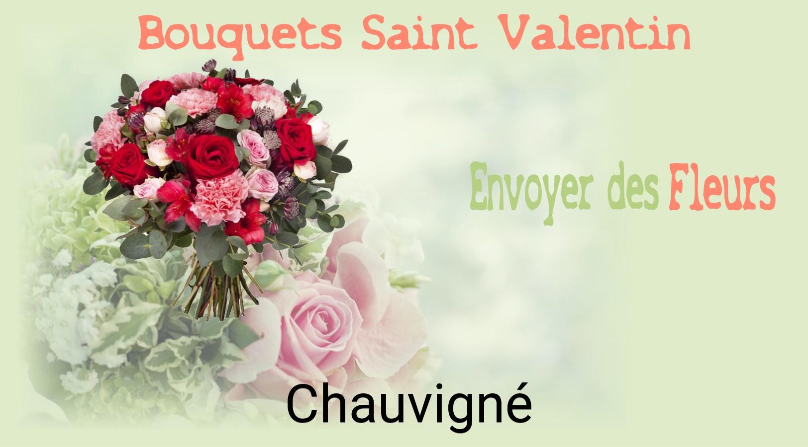 Roses de Saint-Valentin livrées à Chauvigné